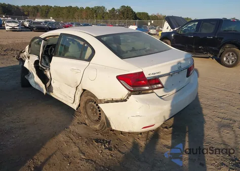 2015 Honda Civic Lx z USA, uszkodzony, nr VIN 19XFB2F53FE091381